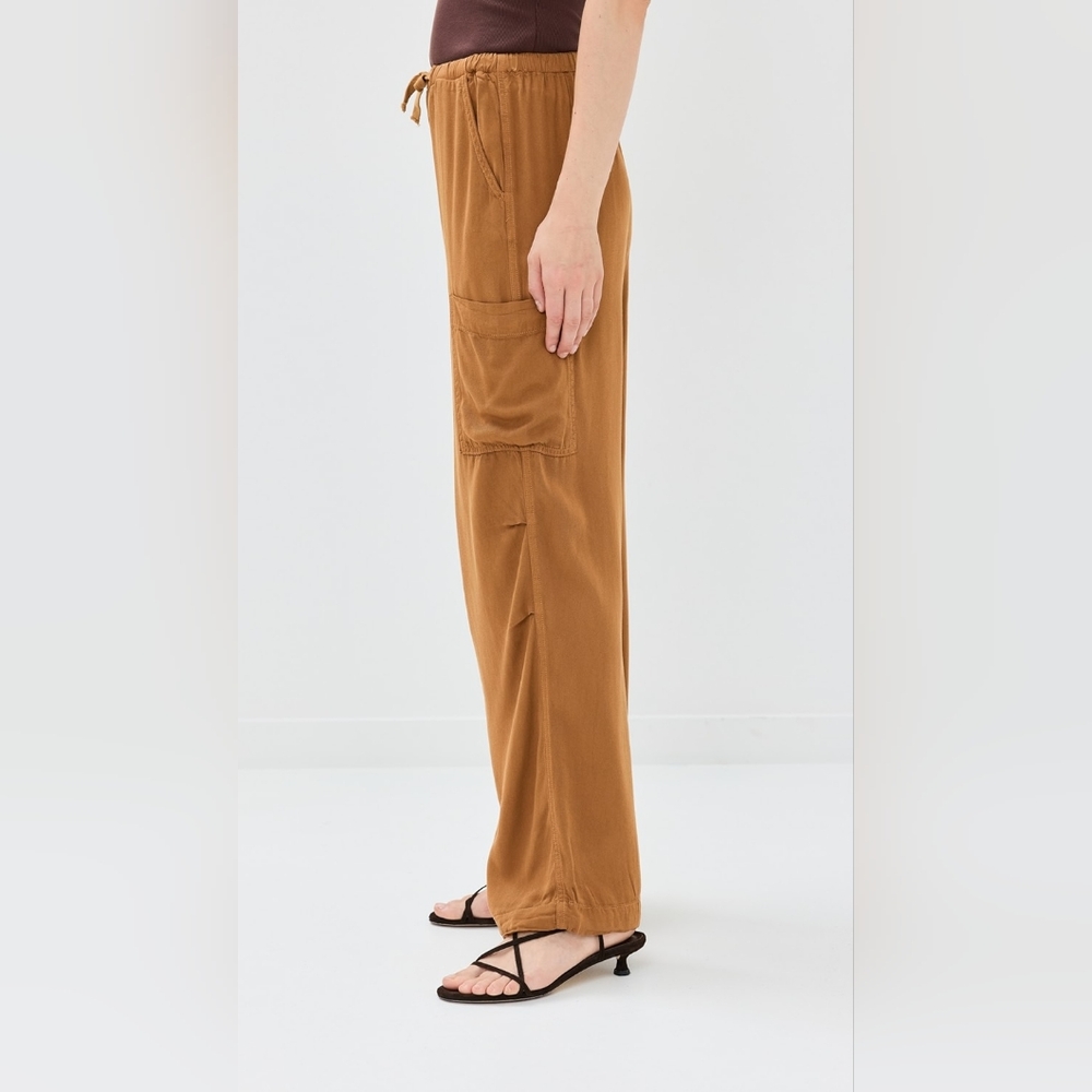 Le Jean Parachute Pants Camel Brown Size 10 $248 - Picture 8 of 11